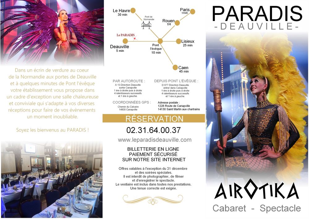 Cabaret Le PARADIS Deauville Normandie cabaret-le-paradis-deauville-normandie
